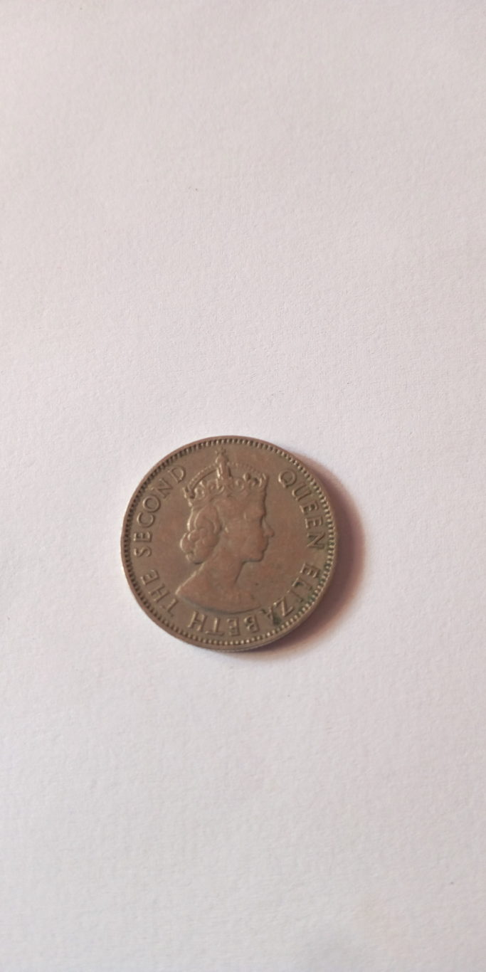 QUEEN ELIZABETH THE SECOND , FIFTY CENTS, HALF SHILLING ,EAST AFRICA 1962
