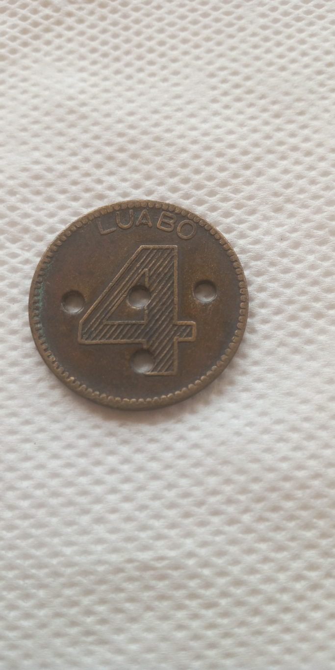 LUABO 4   SENA SUGAR ESTATES LIMITED – colonial token ,coin -mozambique