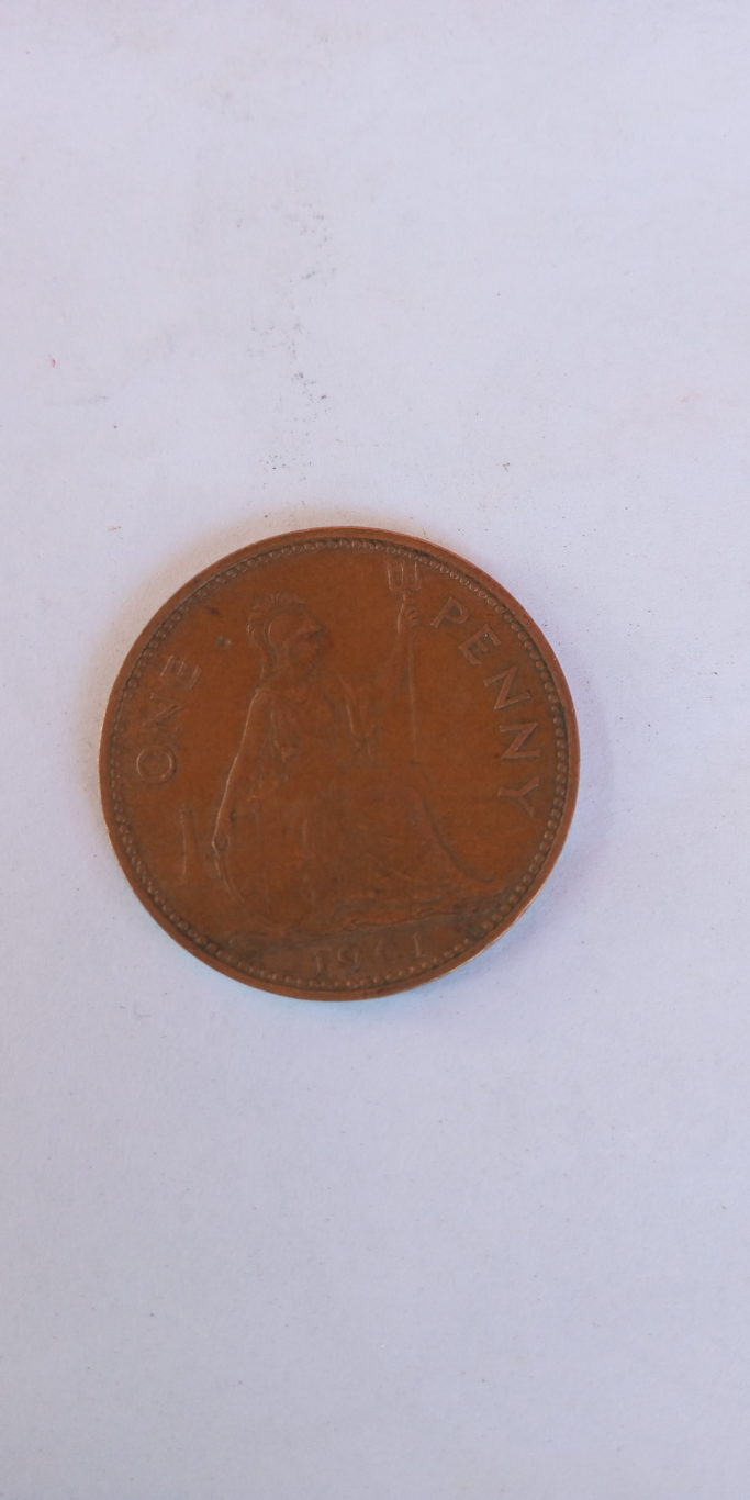 1961 one penny