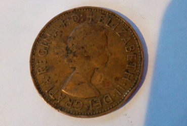 1967 one penny , Elizabeth II