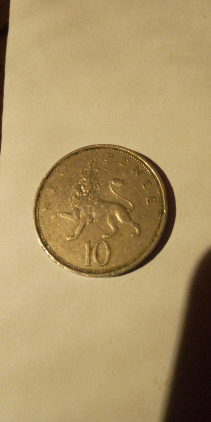 1968 elizabeth the second 10 new pence