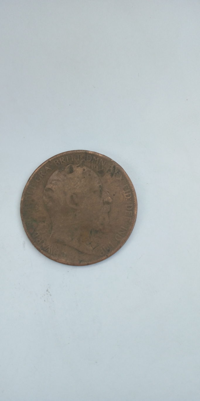 1906 one penny king edward
