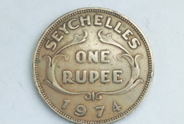 1974 one rupee  seychelles