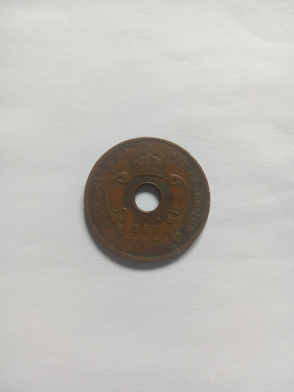1937_georgivs V1 east Africa 10 cents