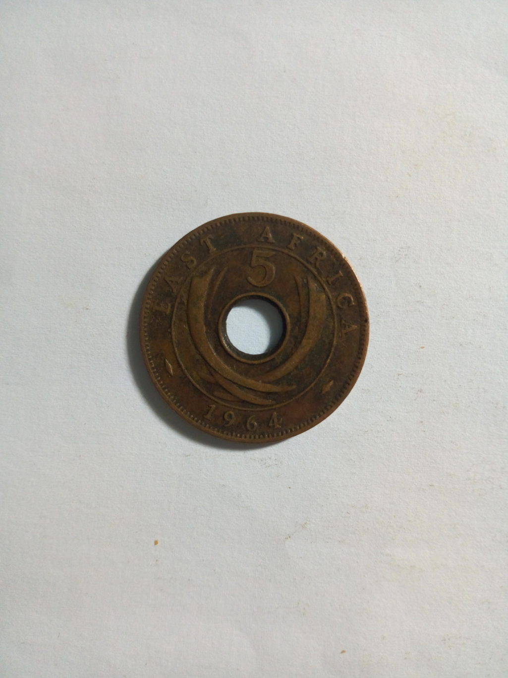 1964_east Africa 5 cents