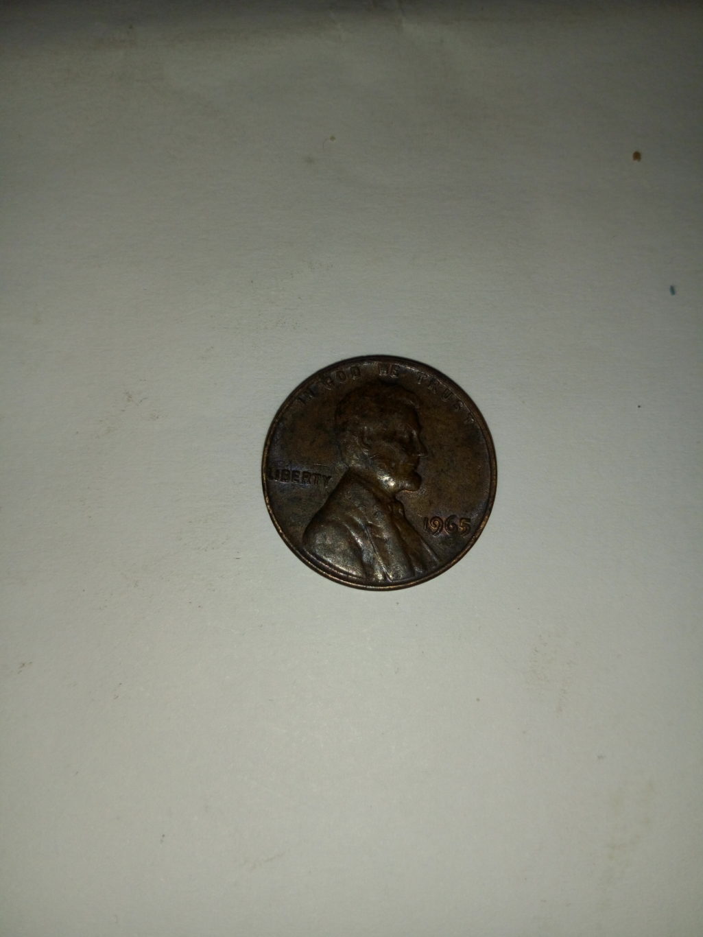 1965_ united states of America 1 cent