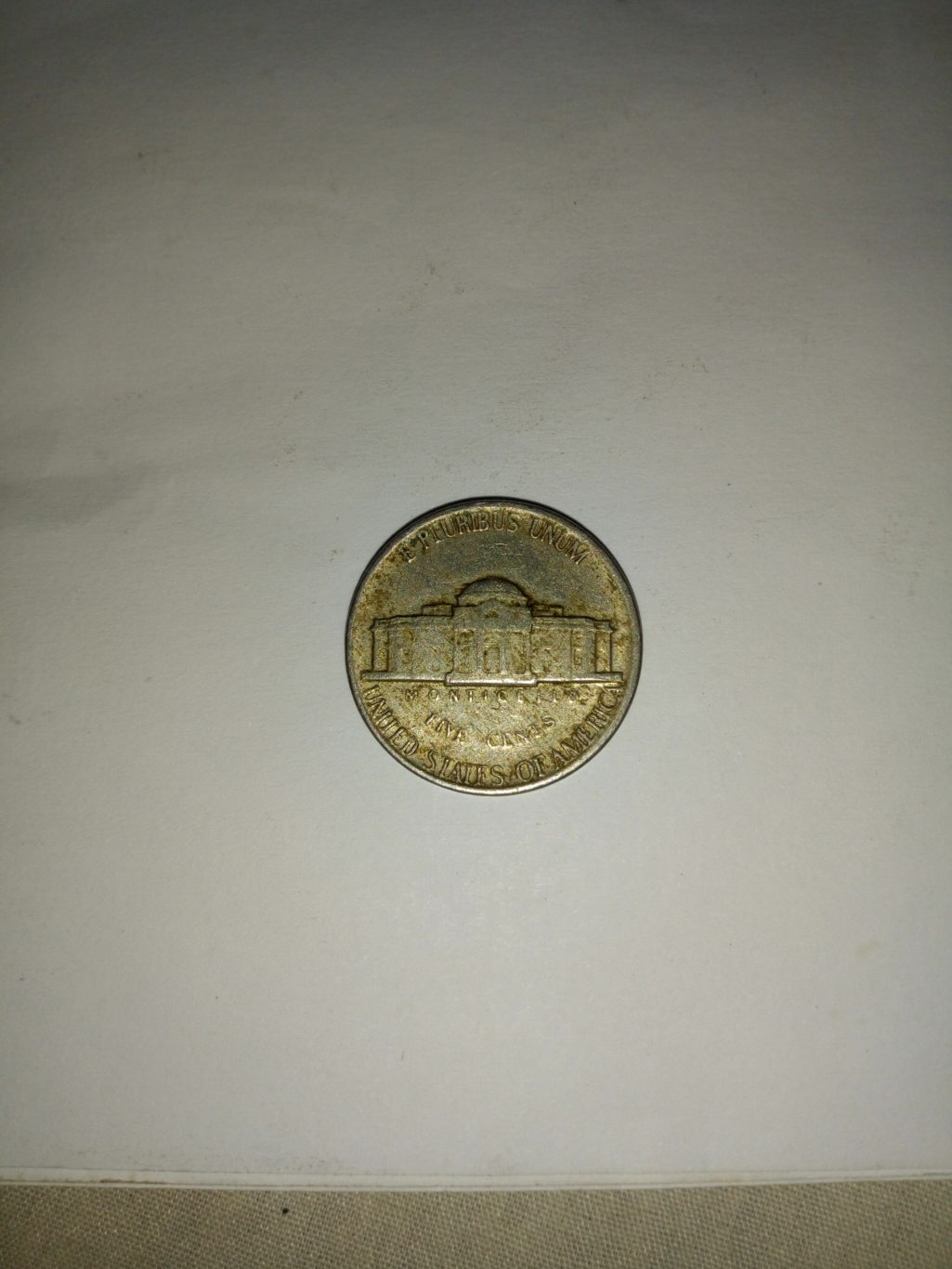 1982_ united states of America 5 cents