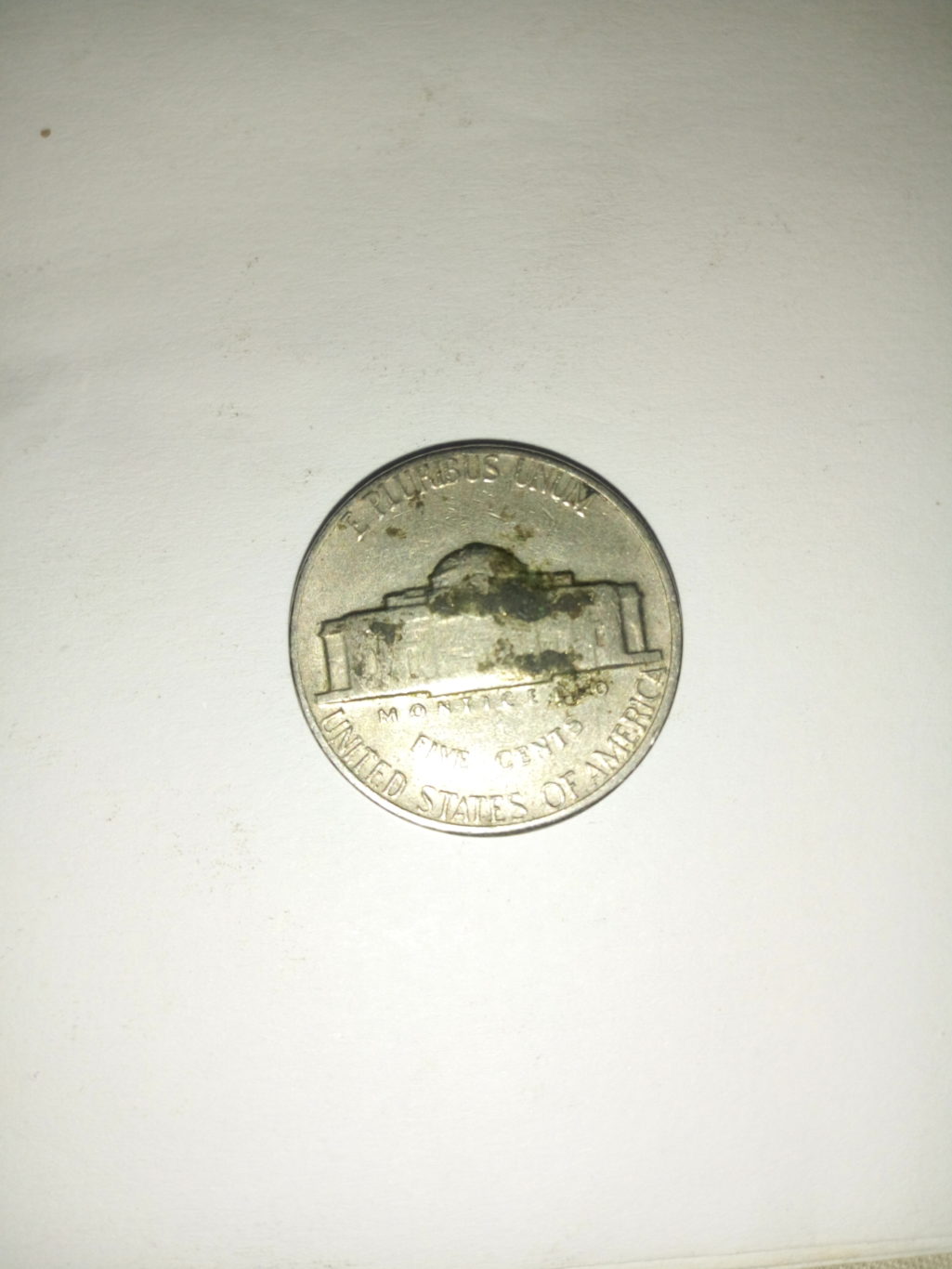 1967_ united states of America 5 cents