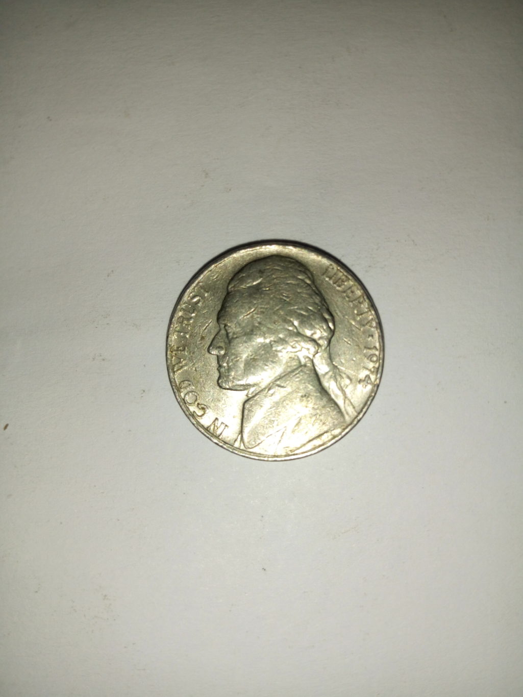 1974_ united states of America 5 cents
