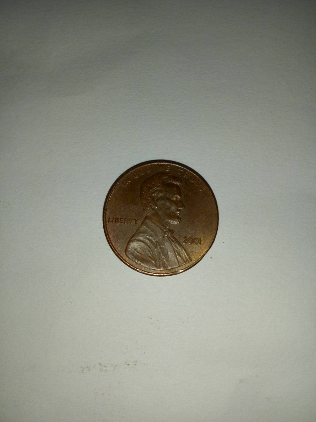 2001_ united States of america 1 cent