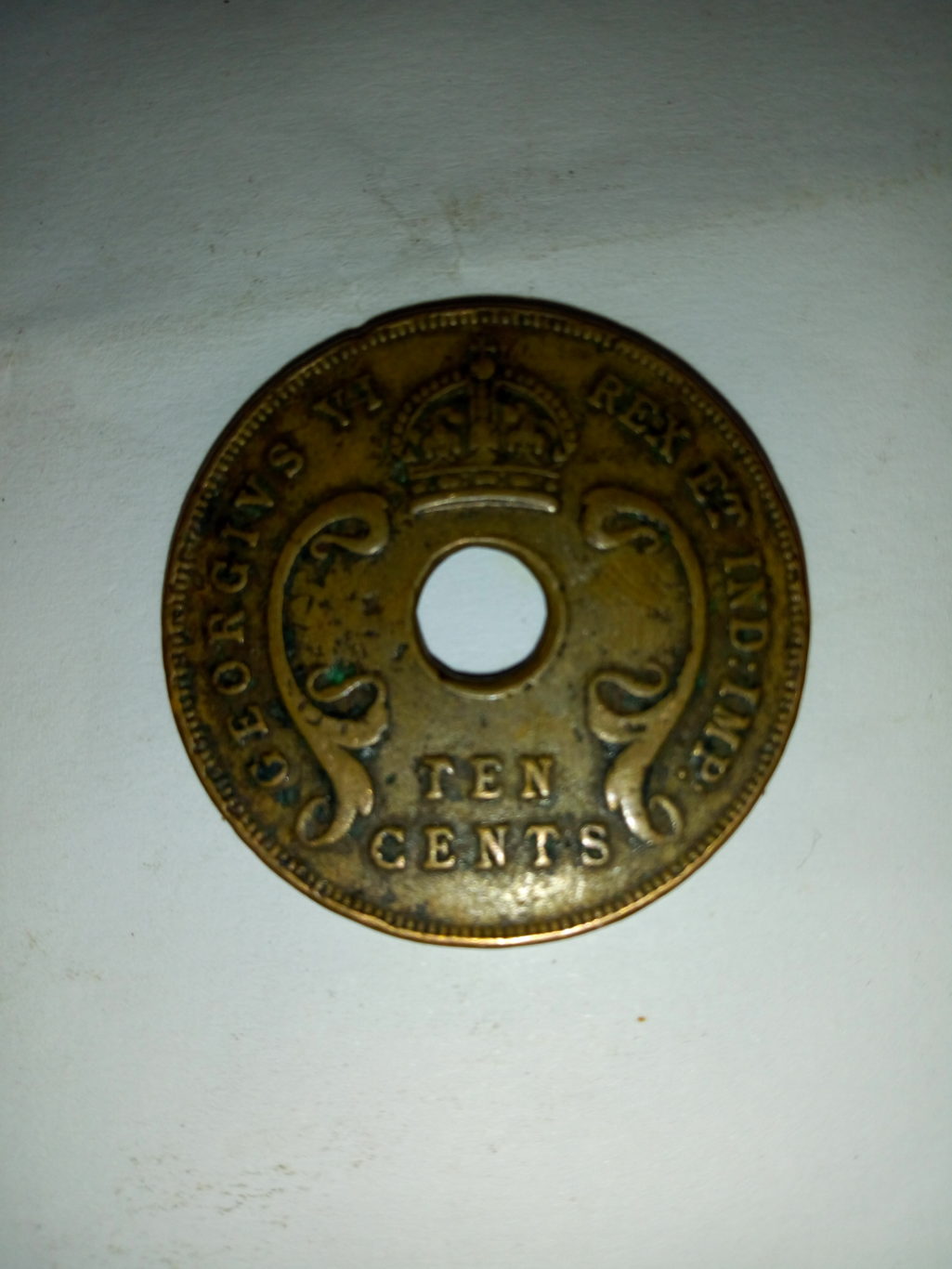 1945_georgivs V1 10 cents