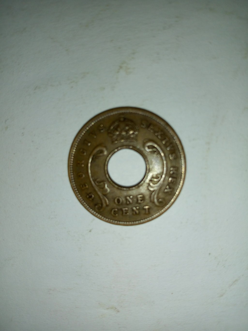 1952_georgivs east Africa 1 cent