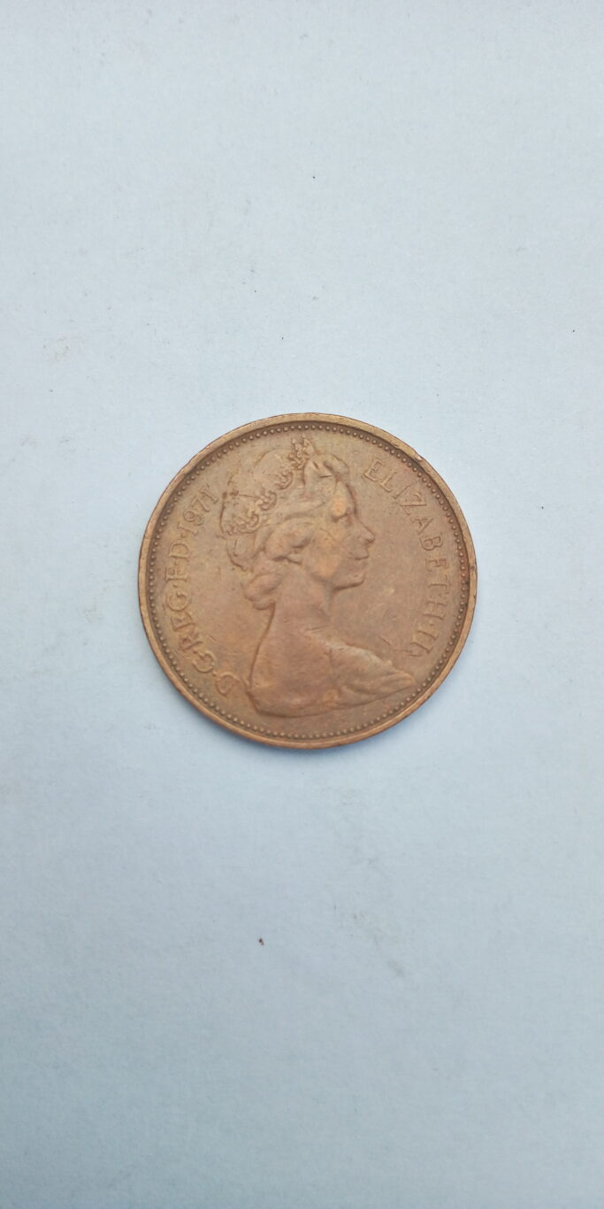 1971 New 2 pence ( Rare! )