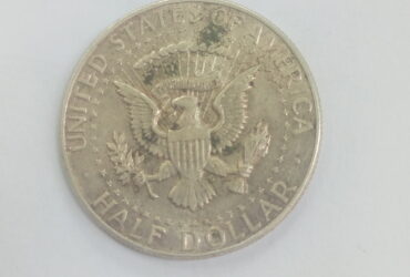 1964 Half Dollar coin ' no mint mark'