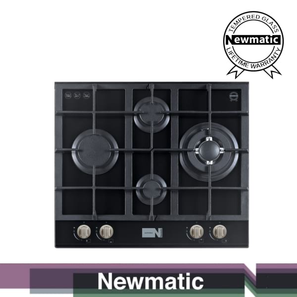 Newmatic PM640STGB Built in Cooker Hob