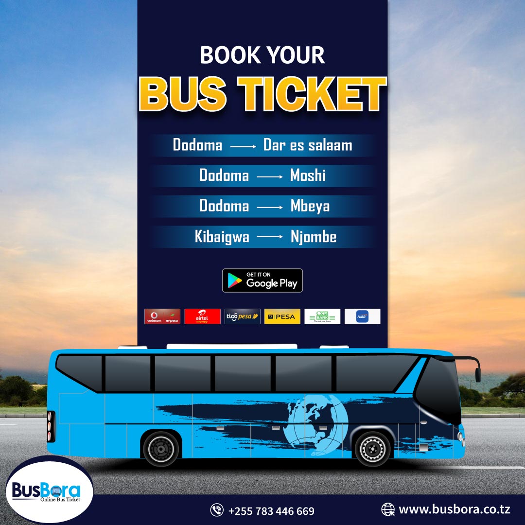 Dar es Salaam Bus Ticket Online in Tanzania | TZ Bus | Bus Ticketing System
