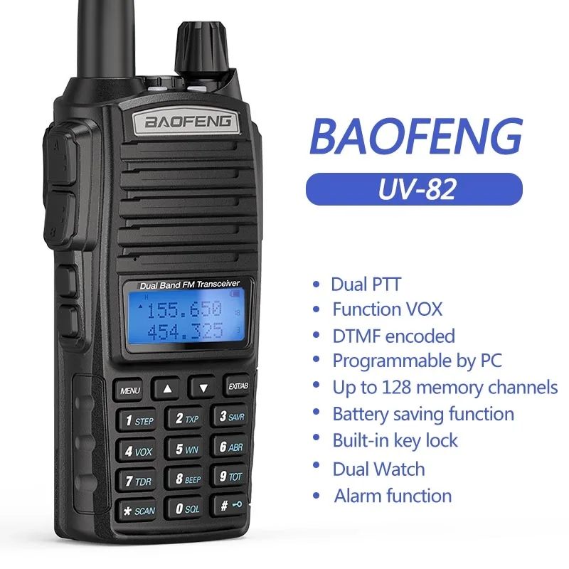 Baofeng UV82 Walkie Talkie Radio Call