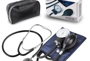 Manual Blood Pressure Monitor Diastolic Medical Doctor Stethoscope Aneroid BP AdultSphygmomanometer Cuff Home Health Monitor: